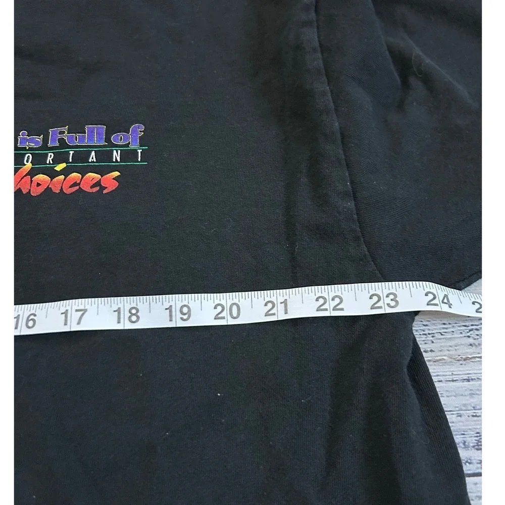 Vintage 90's "Life is Full of Important Choices" Guitar Cotton T-Shirt‎ XXL - Picture 7 of 7